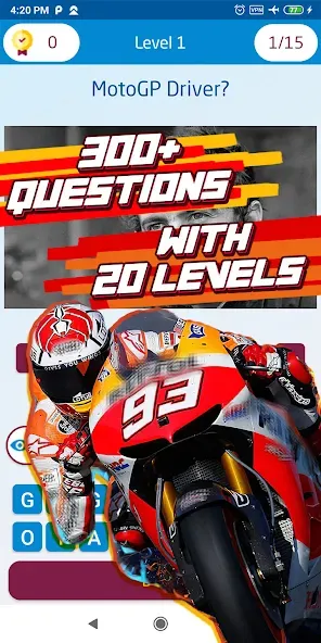 motor racing quiz МОД/Взлом [Меню, Бесконечные монеты и Открытые уровни] Screenshot 3