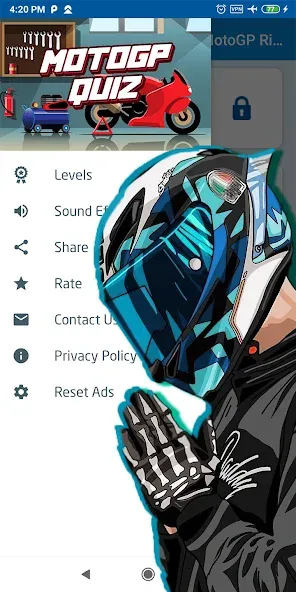 motor racing quiz МОД/Взлом [Меню, Бесконечные монеты и Открытые уровни] Screenshot 5