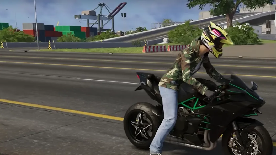 Kawasaki Ninja H2r Games 3D (Кавасаки Ниндзя 2р Игры 3D) МОД/Взлом [Много монет, Открытые уровни и Мега MOD] Screenshot 5