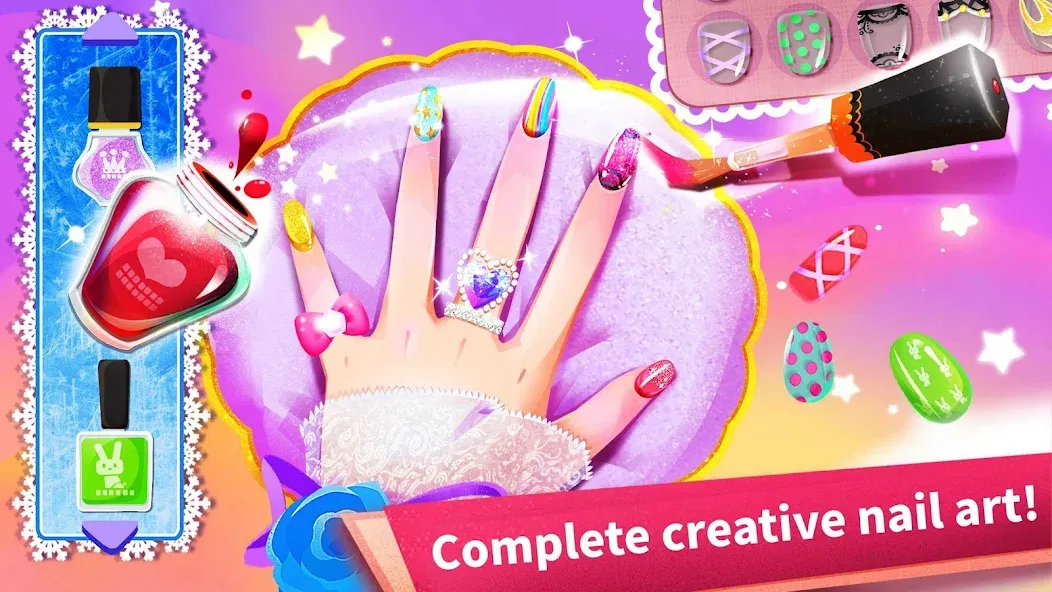 Little Panda: Princess Salon МОД/Взлом [Много монет, Открытые уровни и Мега MOD] Screenshot 4