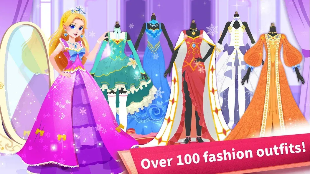 Little Panda: Princess Salon МОД/Взлом [Много монет, Открытые уровни и Мега MOD] Screenshot 5