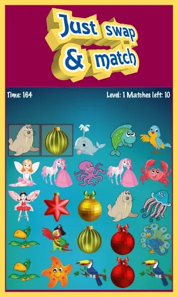Sweet Match 3 Puzzle Game МОД/Взлом [Бесконечные деньги, Монеты и Мега MOD] Screenshot 1