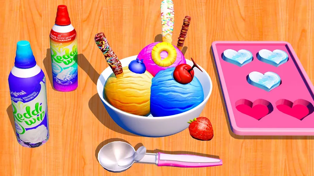 Ice Cream Games: Rainbow Maker (Айс Крем Геймс) МОД/Взлом [Все открыто, Дополнительные деньги и Меню MOD] Screenshot 5
