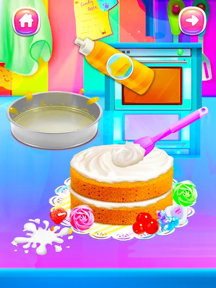 Girl Games: Unicorn Cooking МОД/Взлом [Все открыто, Дополнительные деньги и Меню MOD] Screenshot 1