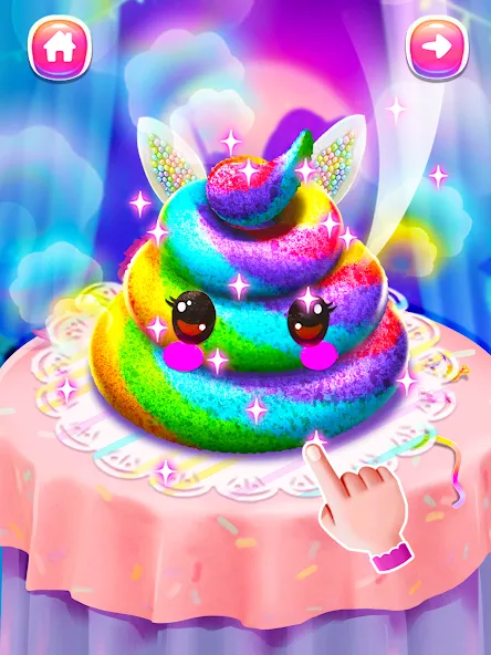 Girl Games: Unicorn Cooking МОД/Взлом [Все открыто, Дополнительные деньги и Меню MOD] Screenshot 4