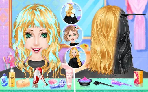 Doll Makeover - Fashion Queen (Игры по макияжу для девочек) МОД/Взлом [Меню, Бесконечные монеты и Открытые уровни] Screenshot 3