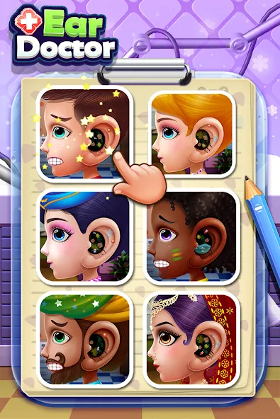 Ear Doctor МОД/Взлом [Много монет, Открытые уровни и Мега MOD] Screenshot 3