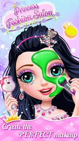 Princess Makeup Salon МОД/Взлом [Все открыто, Дополнительные деньги и Меню MOD] Screenshot 5