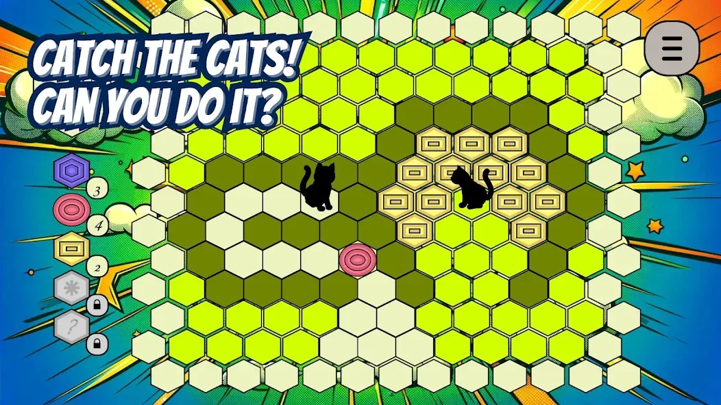 Trap the Cat (Шат Нуар) МОД/Взлом [Меню, Бесконечные монеты и Открытые уровни] Screenshot 1