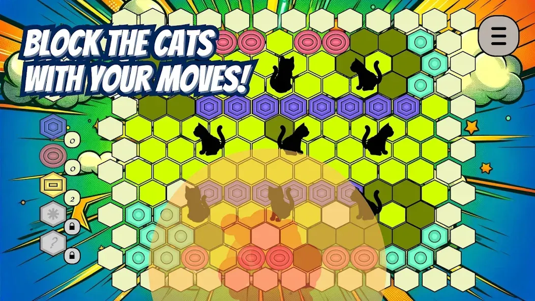 Trap the Cat (Шат Нуар) МОД/Взлом [Меню, Бесконечные монеты и Открытые уровни] Screenshot 3