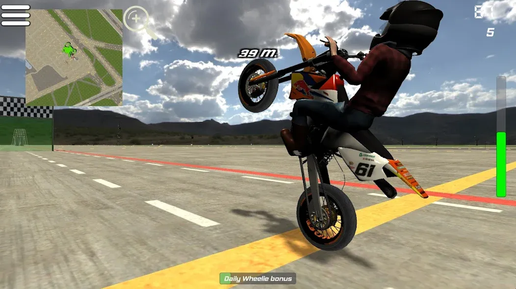 Wheelie King 5 (Уили Кинг 5) МОД/Взлом [Все открыто, Дополнительные деньги и Меню MOD] Screenshot 1