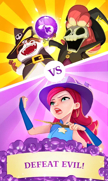 Bubble Witch 3 Saga (Бабл Витч 3 Сага) МОД/Взлом [Меню, Бесконечные монеты и Открытые уровни] Screenshot 3