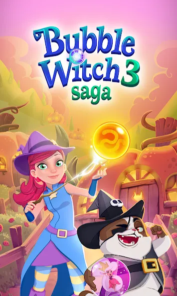 Bubble Witch 3 Saga (Бабл Витч 3 Сага) МОД/Взлом [Меню, Бесконечные монеты и Открытые уровни] Screenshot 5
