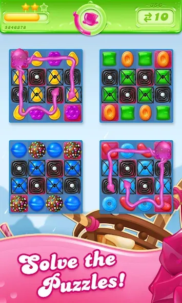 Candy Crush Jelly Saga (Кенди Краш Джелли Сага) МОД/Взлом [Много денег, Монет и Все открыто] Screenshot 4