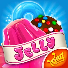 Скачать Взломанная Candy Crush Jelly Saga на Андроид (Много жизней)
