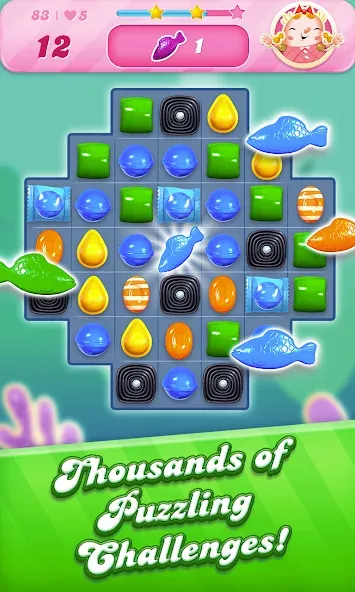 Candy Crush Saga (Кенди Краш Сага) МОД/Взлом [Много монет, Открытые уровни и Мега MOD] Screenshot 3
