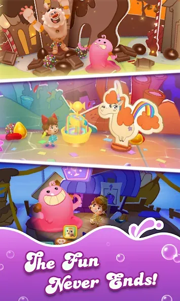 Candy Crush Soda Saga (Кенди Краш Сода Сага) МОД/Взлом [Меню, Бесконечные монеты и Открытые уровни] Screenshot 5