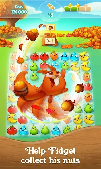 Farm Heroes Super Saga (Фарм Хероес Супер Сага) МОД/Взлом [Деньги, Монеты и Меню MOD] Screenshot 2
