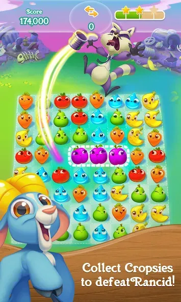 Farm Heroes Super Saga (Фарм Хероес Супер Сага) МОД/Взлом [Деньги, Монеты и Меню MOD] Screenshot 3