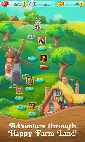 Farm Heroes Super Saga (Фарм Хероес Супер Сага) МОД/Взлом [Деньги, Монеты и Меню MOD] Screenshot 4