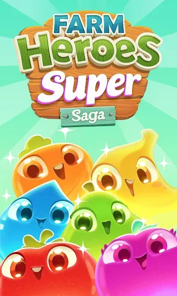 Farm Heroes Super Saga (Фарм Хероес Супер Сага) МОД/Взлом [Деньги, Монеты и Меню MOD] Screenshot 5