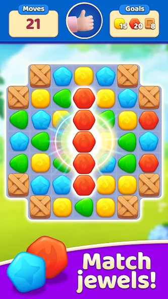 EverMatch 3 Game (ЭверМатч 3 Игра) МОД/Взлом [Много монет, Открытые уровни и Мега MOD] Screenshot 2