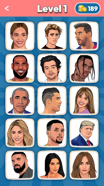 Guess the Celebrities (Гесс зе Селебритиз) МОД/Взлом [Много денег, Монет и Все открыто] Screenshot 1