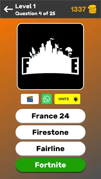 Logo Game: Multiple Choice МОД/Взлом [Деньги, Монеты и Меню MOD] Screenshot 4