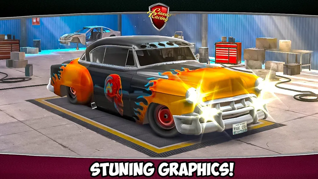 Classic Drag Racing Car Game (Классическая игра на гонках драгрейсинга) МОД/Взлом [Много монет, Открытые уровни и Мега MOD] Screenshot 2