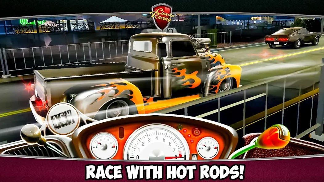 Classic Drag Racing Car Game (Классическая игра на гонках драгрейсинга) МОД/Взлом [Много монет, Открытые уровни и Мега MOD] Screenshot 5