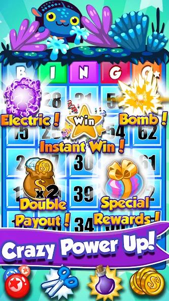 Bingo PartyLand 2: Bingo Games (Бинго Патиленд 2) МОД/Взлом [Деньги, Монеты и Меню MOD] Screenshot 2