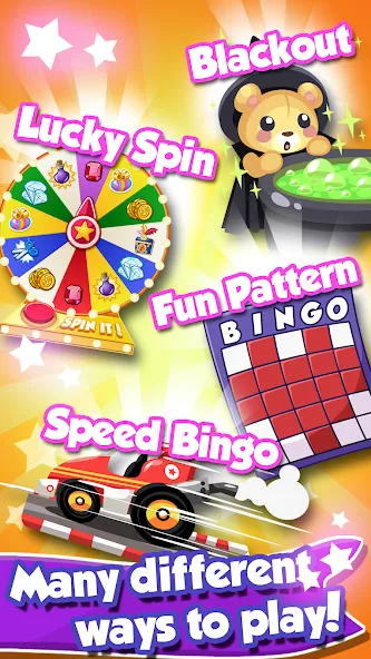 Bingo PartyLand 2: Bingo Games (Бинго Патиленд 2) МОД/Взлом [Деньги, Монеты и Меню MOD] Screenshot 3
