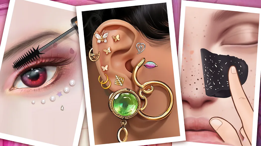 Ear Salon ASMR Ear Wax& Tattoo (АСМР) МОД/Взлом [Меню, Бесконечные монеты и Открытые уровни] Screenshot 4