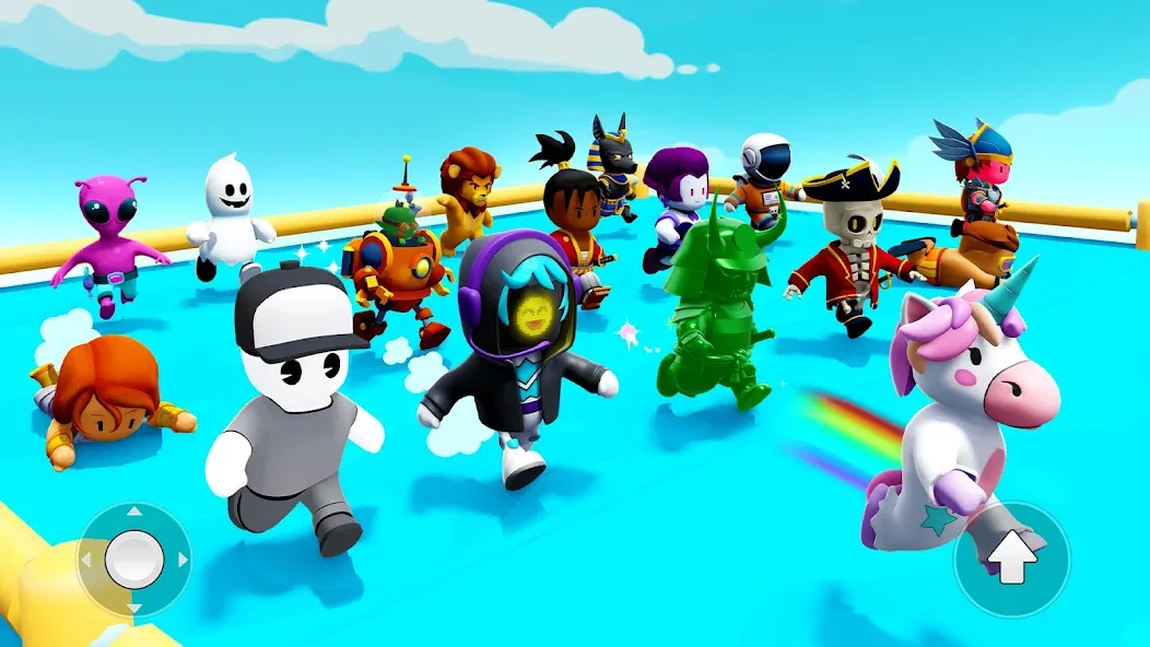 Stumble Guys (Стамбл Гайз) МОД/Взлом [Бесконечные деньги, Монеты и Мега MOD] Screenshot 3