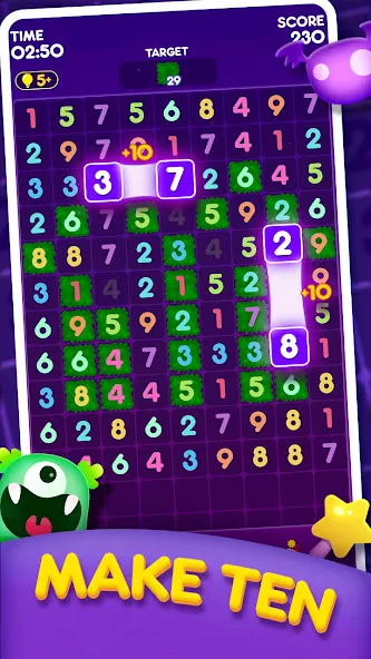 Ten Crush (Тен Краш) МОД/Взлом [Бесконечные деньги, Монеты и Мега MOD] Screenshot 2