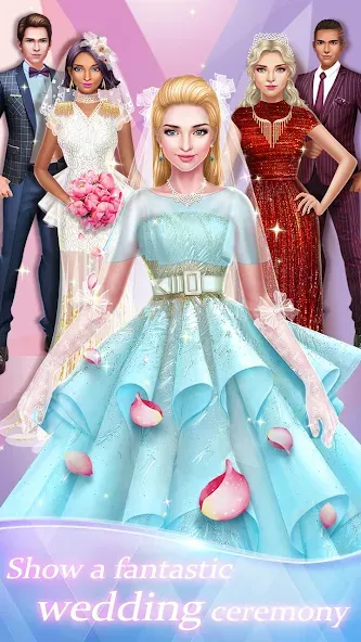 Dream Wedding: Bride Dress Up МОД/Взлом [Бесконечные деньги, Монеты и Мега MOD] Screenshot 2