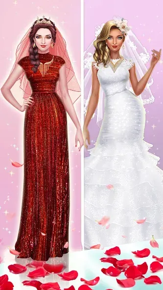 Dream Wedding: Bride Dress Up МОД/Взлом [Бесконечные деньги, Монеты и Мега MOD] Screenshot 5
