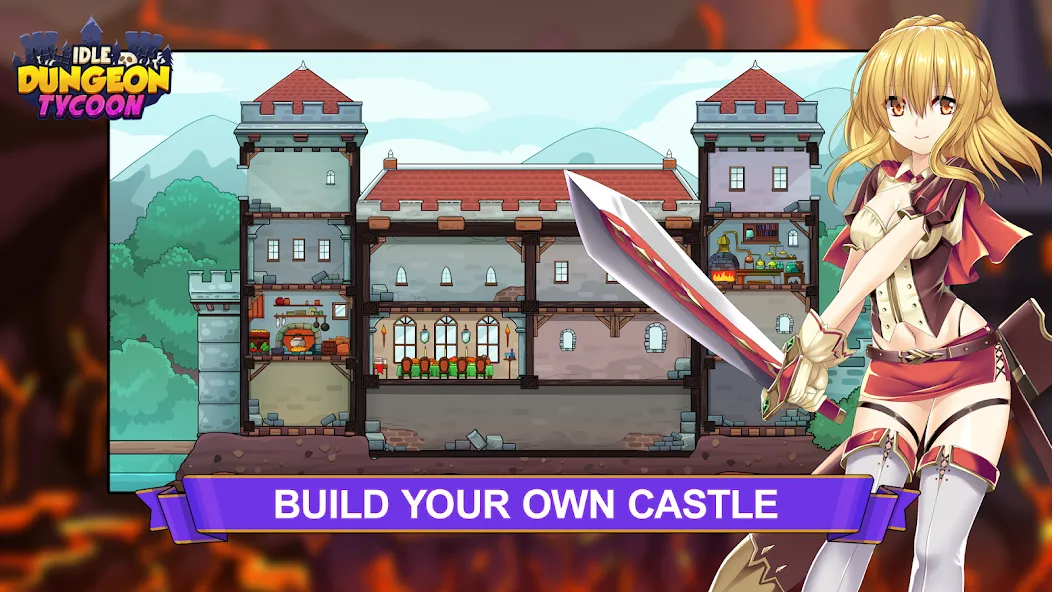 Idle Dungeon Tycoon (Айдл Данжен Тайкун) МОД/Взлом [Бесконечные деньги, Монеты и Мега MOD] Screenshot 3