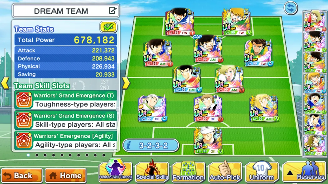 Captain Tsubasa: Dream Team (Капитан Цубаса) МОД/Взлом [Меню, Бесконечные монеты и Открытые уровни] Screenshot 5