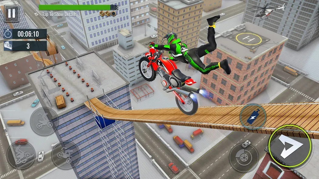 Bike Stunt : Motorcycle Game МОД/Взлом [Все открыто, Дополнительные деньги и Меню MOD] Screenshot 3