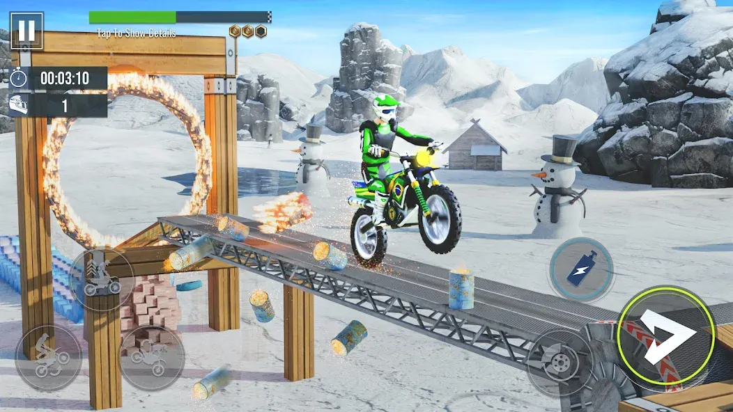 Bike Stunt : Motorcycle Game МОД/Взлом [Все открыто, Дополнительные деньги и Меню MOD] Screenshot 4