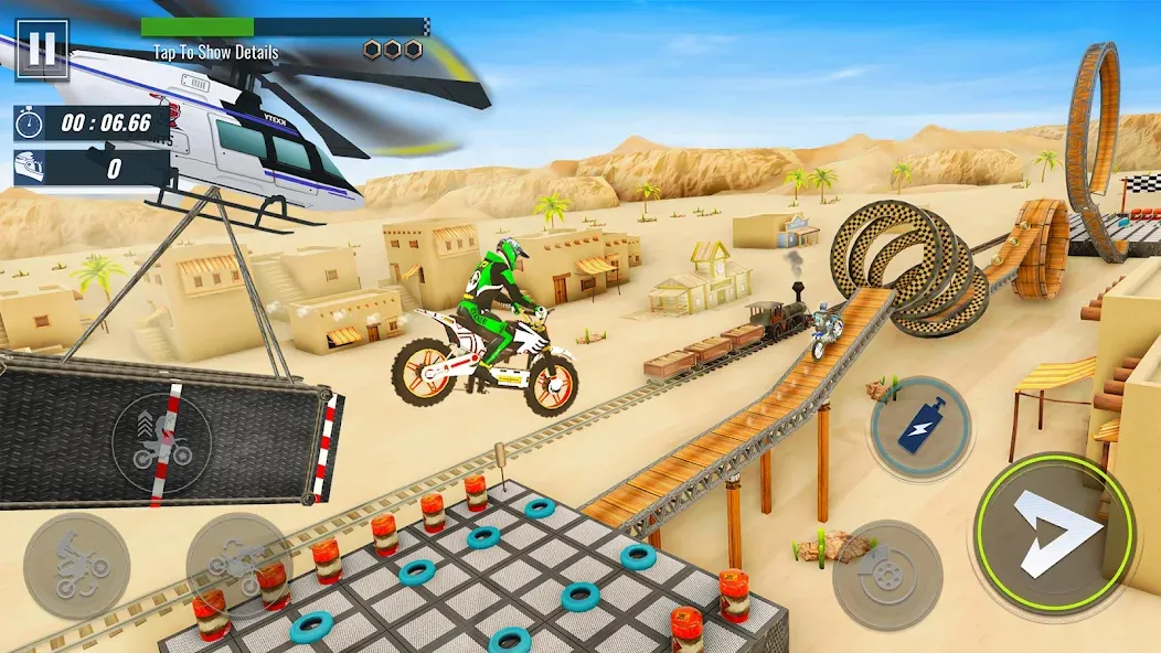 Bike Stunt : Motorcycle Game МОД/Взлом [Все открыто, Дополнительные деньги и Меню MOD] Screenshot 5