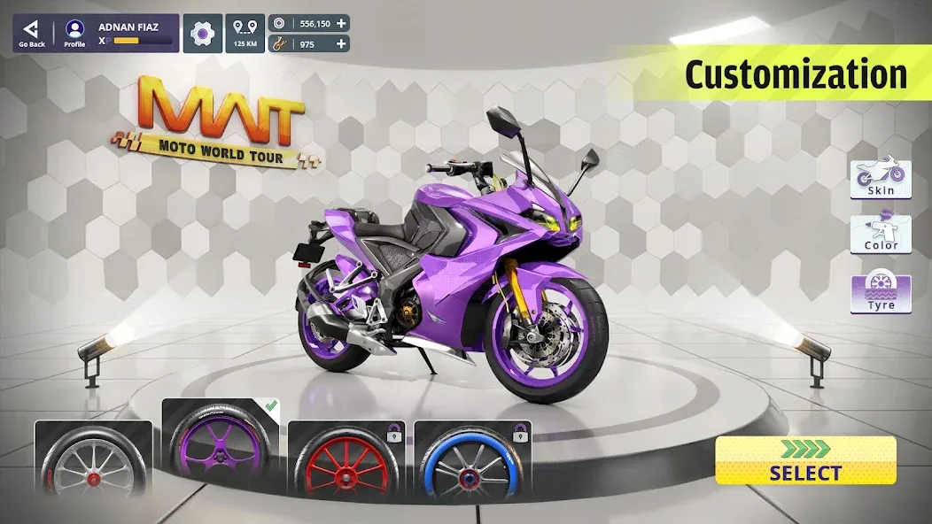 Moto World Tour: Bike Racing МОД/Взлом [Деньги, Монеты и Меню MOD] Screenshot 4