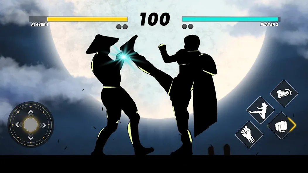 Sword Shadow Fighting Game 3D МОД/Взлом [Меню, Бесконечные монеты и Открытые уровни] Screenshot 3