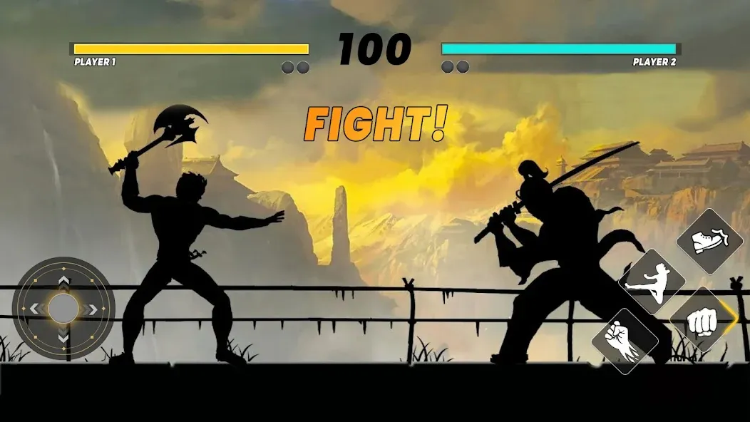 Sword Shadow Fighting Game 3D МОД/Взлом [Меню, Бесконечные монеты и Открытые уровни] Screenshot 5