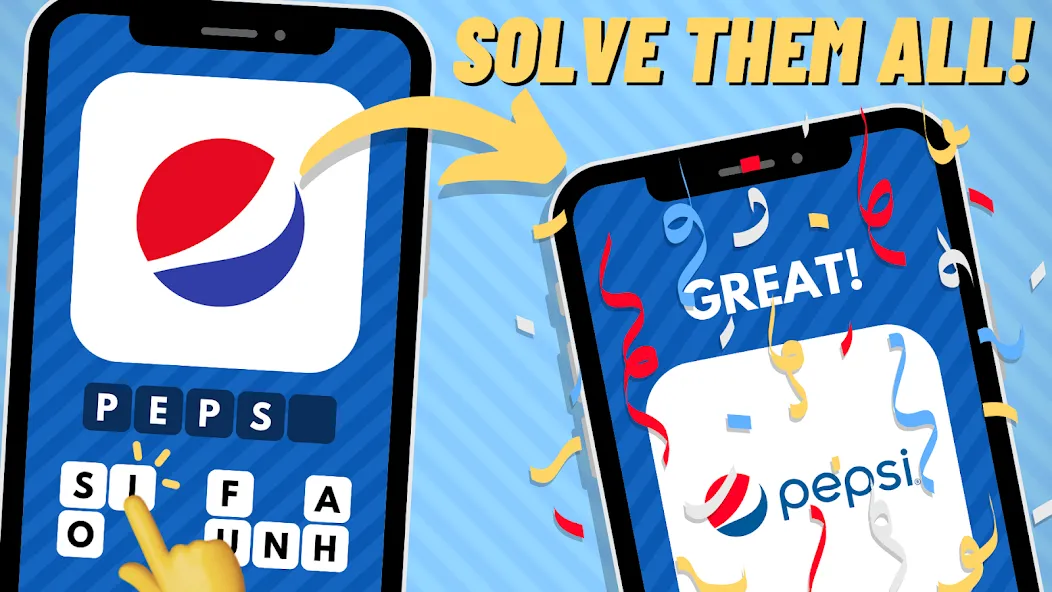 Logo Quiz: Guess the Brand! (Лого Квиз) МОД/Взлом [Меню, Бесконечные монеты и Открытые уровни] Screenshot 3