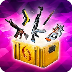 Скачать Case Chase: Simulator for CSGO Взломанная на много денег и скинов на Андроид бесплатно