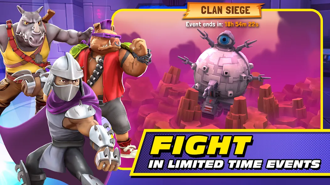 TMNT: Mutant Madness (ТМНТ) МОД/Взлом [Много монет, Открытые уровни и Мега MOD] Screenshot 4