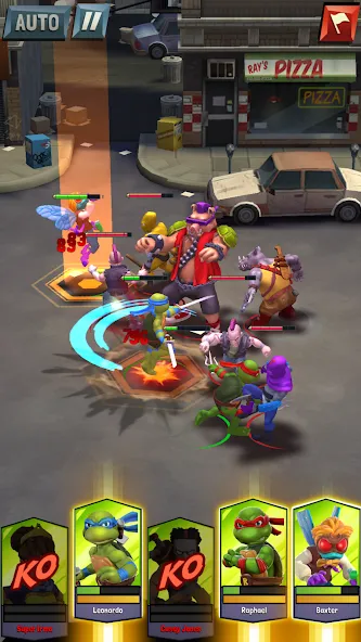 TMNT: Mutant Madness (ТМНТ) МОД/Взлом [Много монет, Открытые уровни и Мега MOD] Screenshot 5