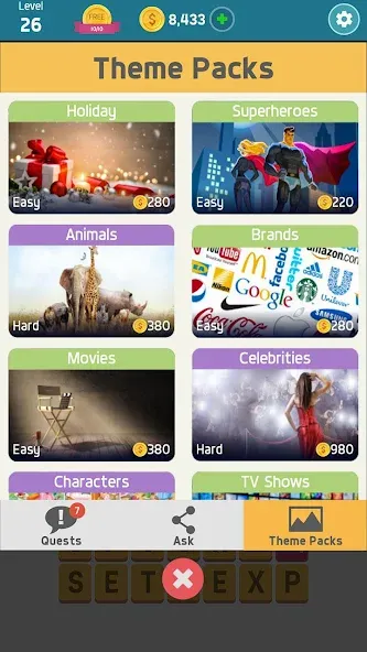 Pictoword: Fun Brain Word Game (Пиктоворд) МОД/Взлом [Бесконечные деньги, Монеты и Мега MOD] Screenshot 5